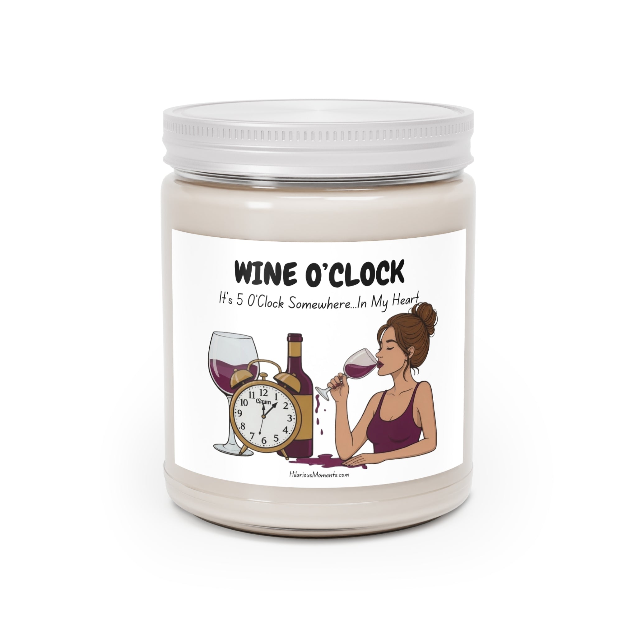 Wine O'Clock Soy Candle - 9oz