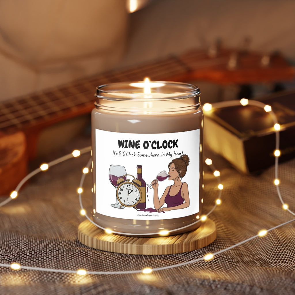 Wine O'Clock Candle - 9oz