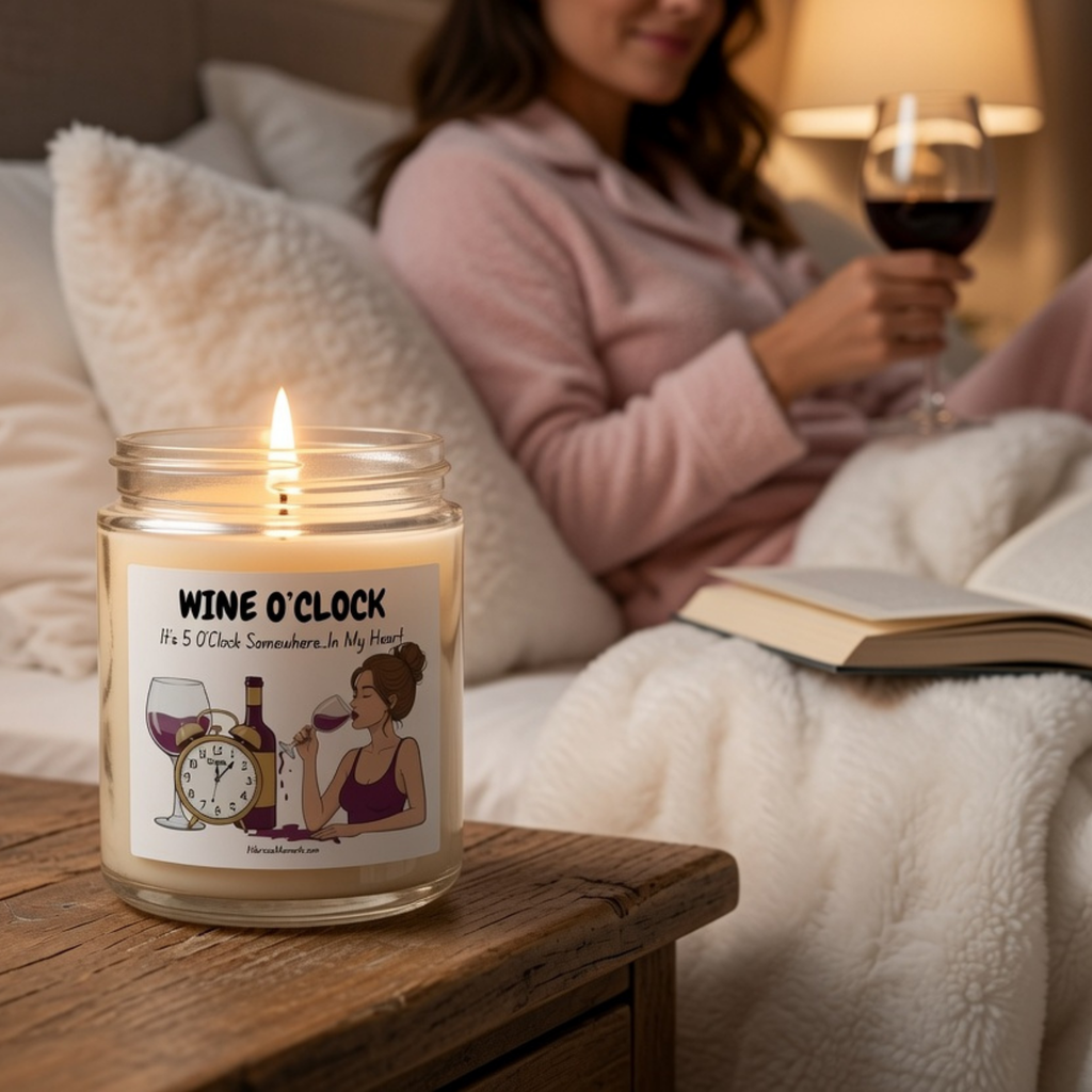 Wine O'Clock Candle - 9oz