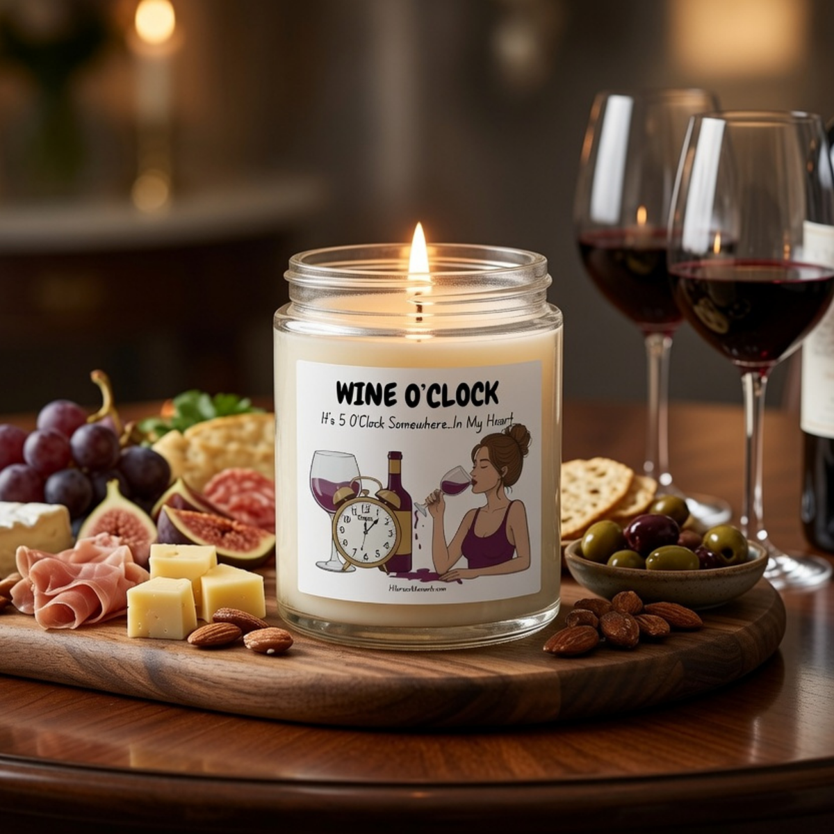 Wine O'Clock Candle - 9oz
