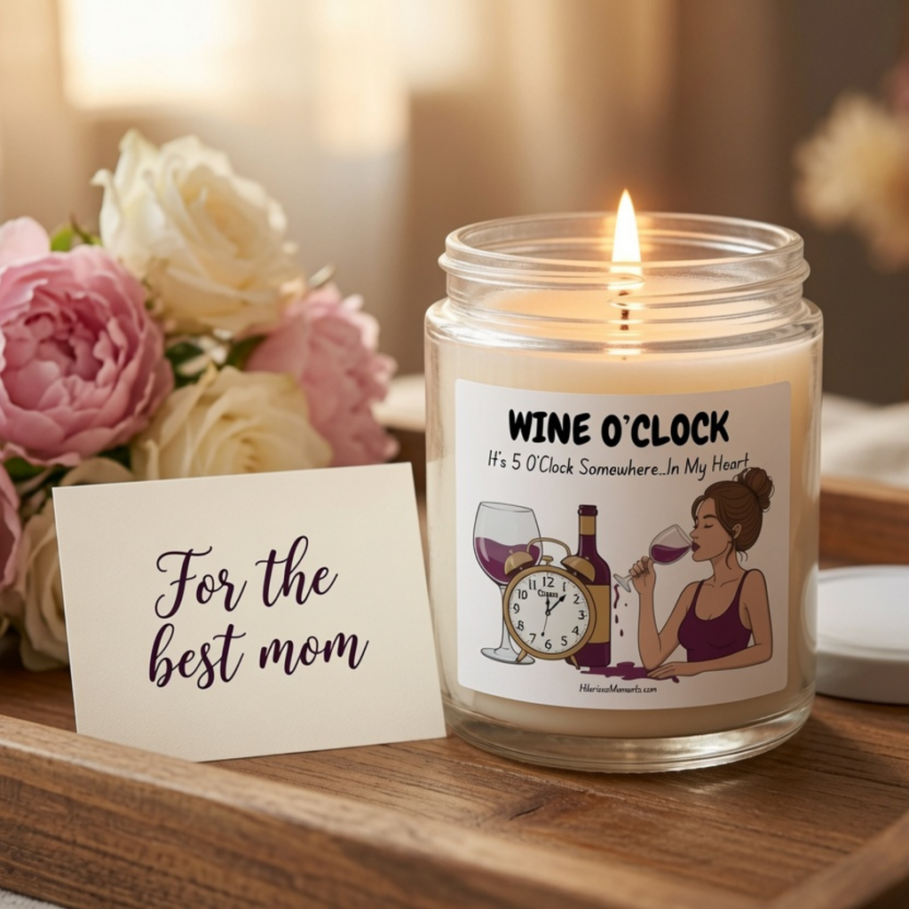 Wine O'Clock Candle - 9oz