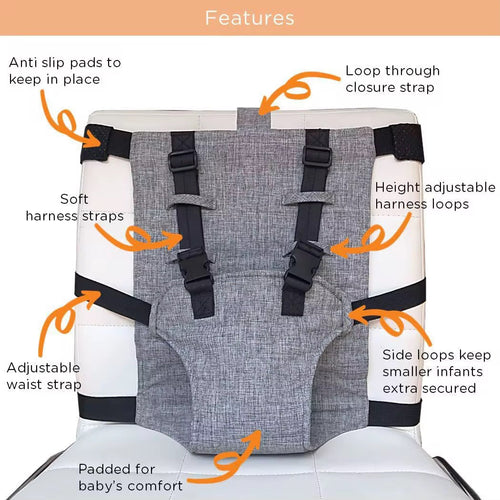 Adjustable Baby Chair Safety Seat Belt